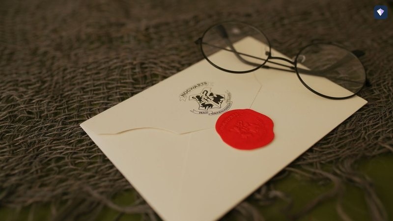 A sealed document closed with a red wax seal